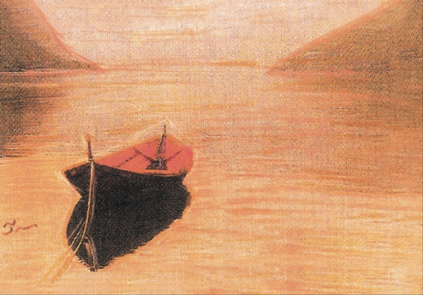 Kim, Hong-Ju has painted the art by herself for the poem, 'The no path you're gone'.