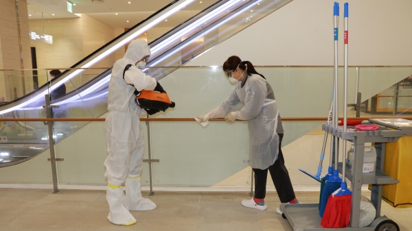 세종충남대병원, 코로나19 소독․방역 실시 모습