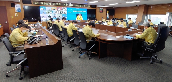 세종시 지진 대비 도상훈련