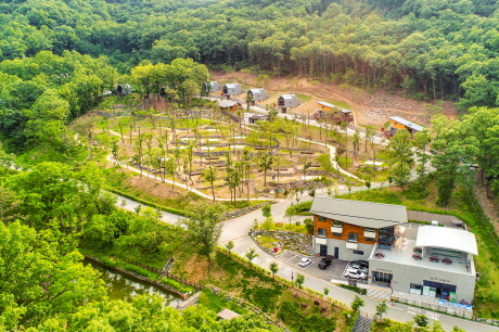 공주산림휴양마을 전경