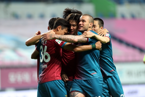 대전하나시티즌 선수들