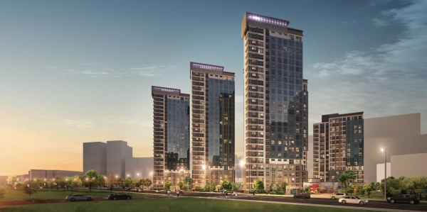 금성백조 일산1-2구역 주택재개발사업 조감도