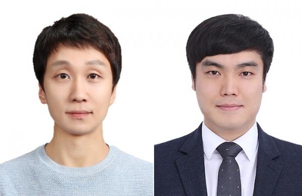(왼쪽부터) 한국원자력연구원 지능형컴퓨터연구실 임경태, 이유한 박사