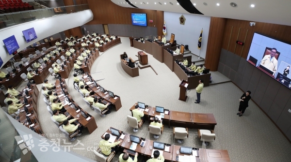 충남도의회 본회의장