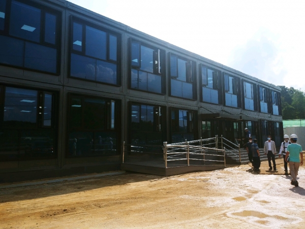 수왕초 모듈러교실 모습