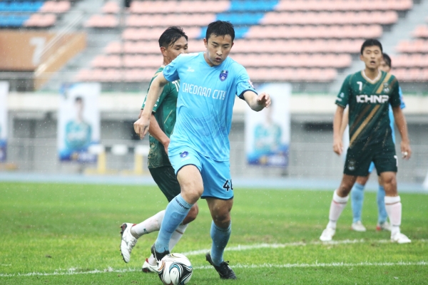 천안시축구단 경기모습