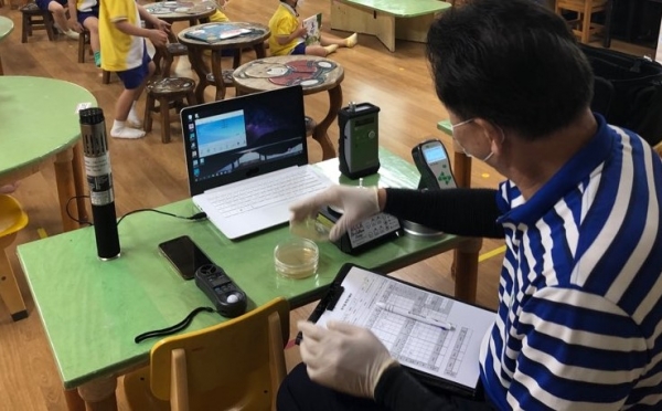 학교 실내 공기 질 점검 실시