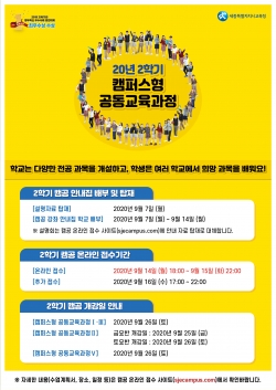 2020년 2학기 캠퍼스형 공동교육과정.