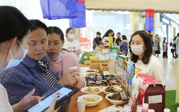 몽골 K-FOOD FESTIVAL행사 모습