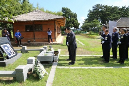 지난해 심훈 추모제 사진