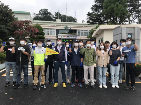 ‘불법옥외광고물 챌린지’ 행사 모습