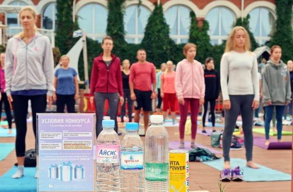 극동러시아 요가 프로그램 연계 우리 음료 홍보