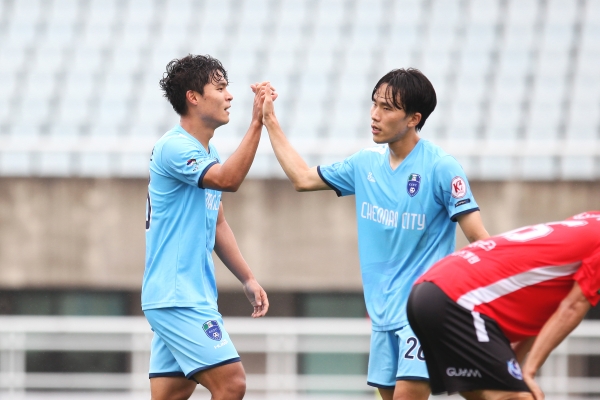 정성현 득점 모습