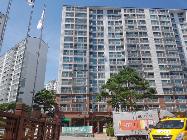 지난 9월 4일 서산롯데캐슬아파트에서 현장평가 장면