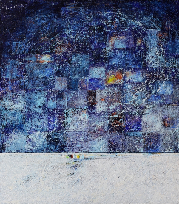 임현빈 미술·디자인대학장이 제46회 미술·디자인대학 교수작품전에 출품한 ‘The juxtaposition of image’(이미지의 병치).