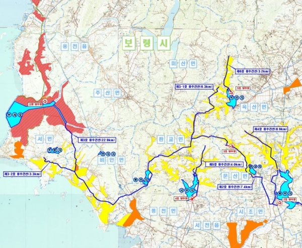 판교지구 다목적농촌용수 개발사업 계획