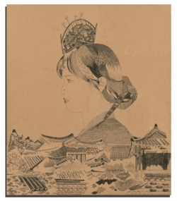 온라인 한국미술교육 페스티벌 이진호 대전신일여고 교사의 작품.