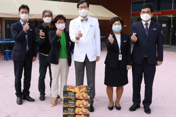 국민건강보험공단 세종지사, 세종충남대병원 위문품 전달.