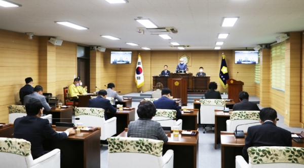 부여군의회, 제250회 임시회 개회