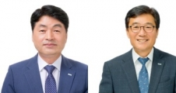 (좌) 류진열 부사장 겸 기획이사 ,  (우) 강병욱 사업이사