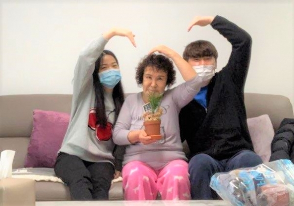 배재대 학생들 텔레케어 활동 모습