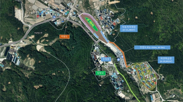 계룡산 생태관광인프라 확충 - 갑사지구 계획도