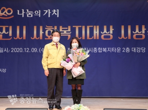 김홍장 당진시장과 편안마을