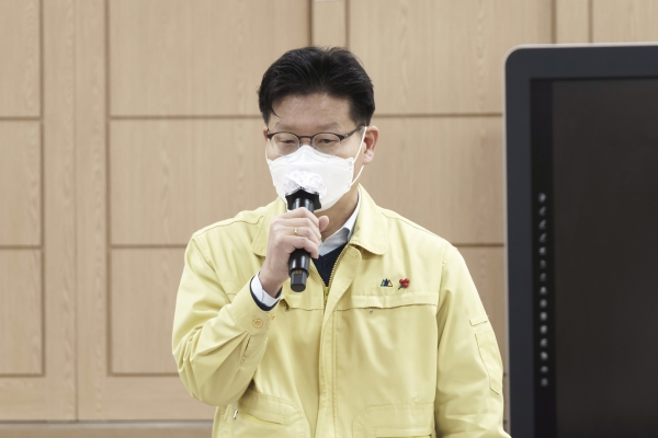 공주시-공주시의회 정책간담회 개최 모습