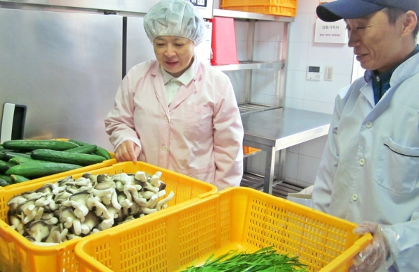 학교급식 식재료 납품 검수 참고사진