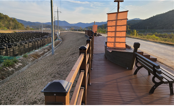 농어촌공사 세종대전금산지사 신촌리 데크사진