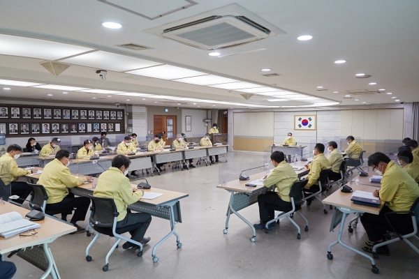 주요 현안업무 추진상황 보고회 모습