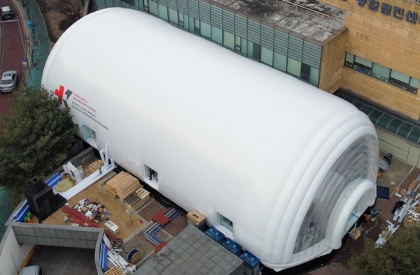 한국원자력의학원에 설치된 MCM 외경