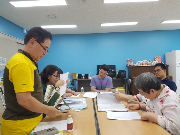 단비문학회 수업장면