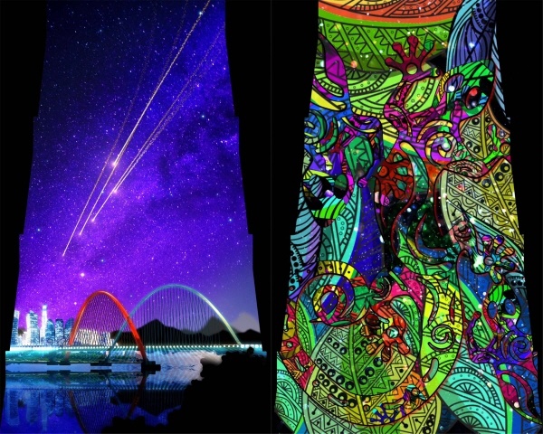 (좌) 꿈의 정원, (우) 찬란한 도시