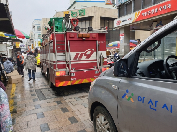 소방통로 확보 위한 소방차 길 터주기 캠페인 실시
