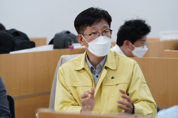 전만권 천안 부시장, 취임 100일 기자간담회 개최 모습