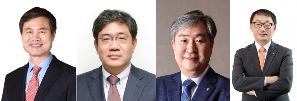 (왼쪽부터) 김동원 전북대 총장, 유태경 루멘스 대표이사, 이낙규 한국생산기술연구원장, 구현모 KT 대표이사