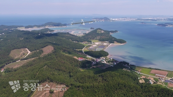 이원-대산 간 연륙교 조감도