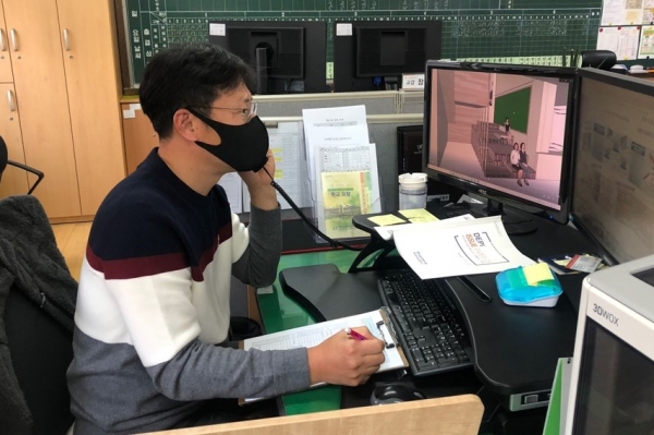 대전학교공간혁신사업 대상학교 컨설팅 모습
