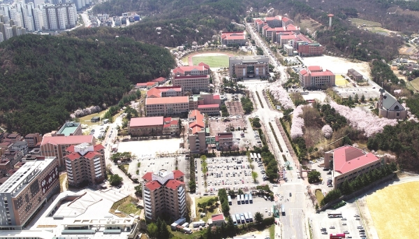 목원대학교 전경