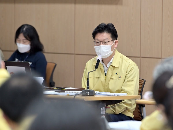 김정섭 시장 주재로 2022년도 국·도비 예산 확보전략 보고회 개최