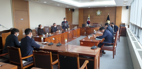 천안시의회 업성3통 마을길 확장 관련 간담회