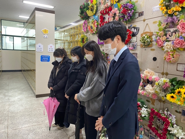 故 이영숙 여사 3주기 추모식 거행