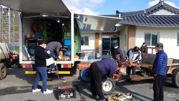 농기계 순회수리교육 운영 장면