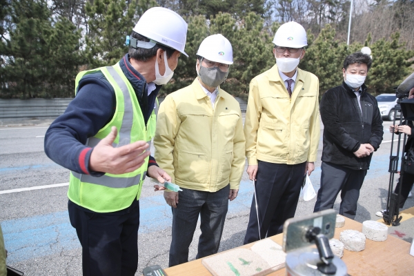 박상돈 시장, 열화방지사업 시범 현장 방문