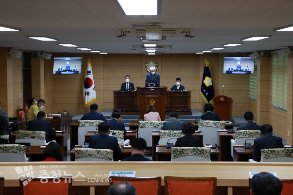 제253회 부여군의회 임시회 개회
