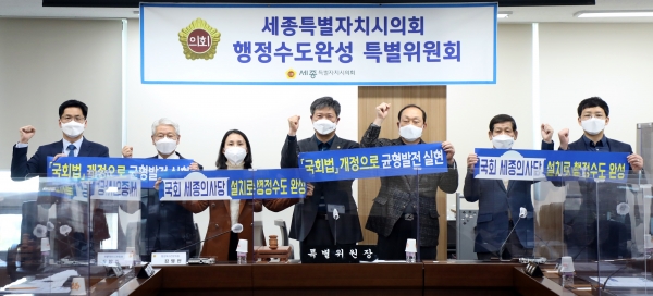 세종시의회 행정수도완성 특별위원회 3차 회의