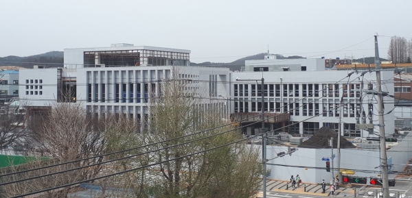 세종시보건소 신청사 건립현장 전경