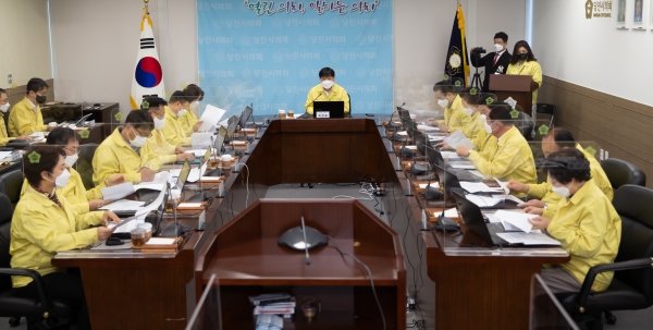 당진시의회 4월 중 의원출무일