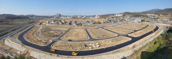 천안 부성지구 도시개발사업 현장